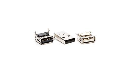 USB Typ A SMT-Montage