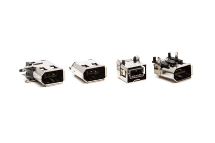 IEEE 1394 Bus-/FireWire- und IEEE 488 Bus-Steckverbinder